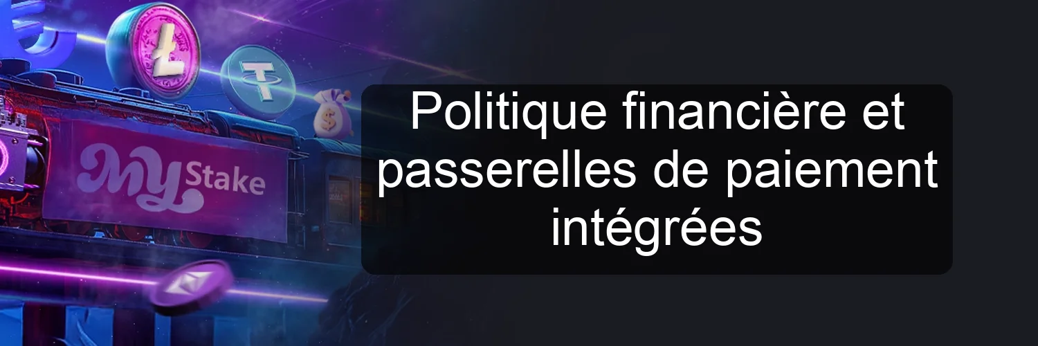 Politique financière et passerelles de paiement intégrées Politique financière et passerelles de paiement intégrées